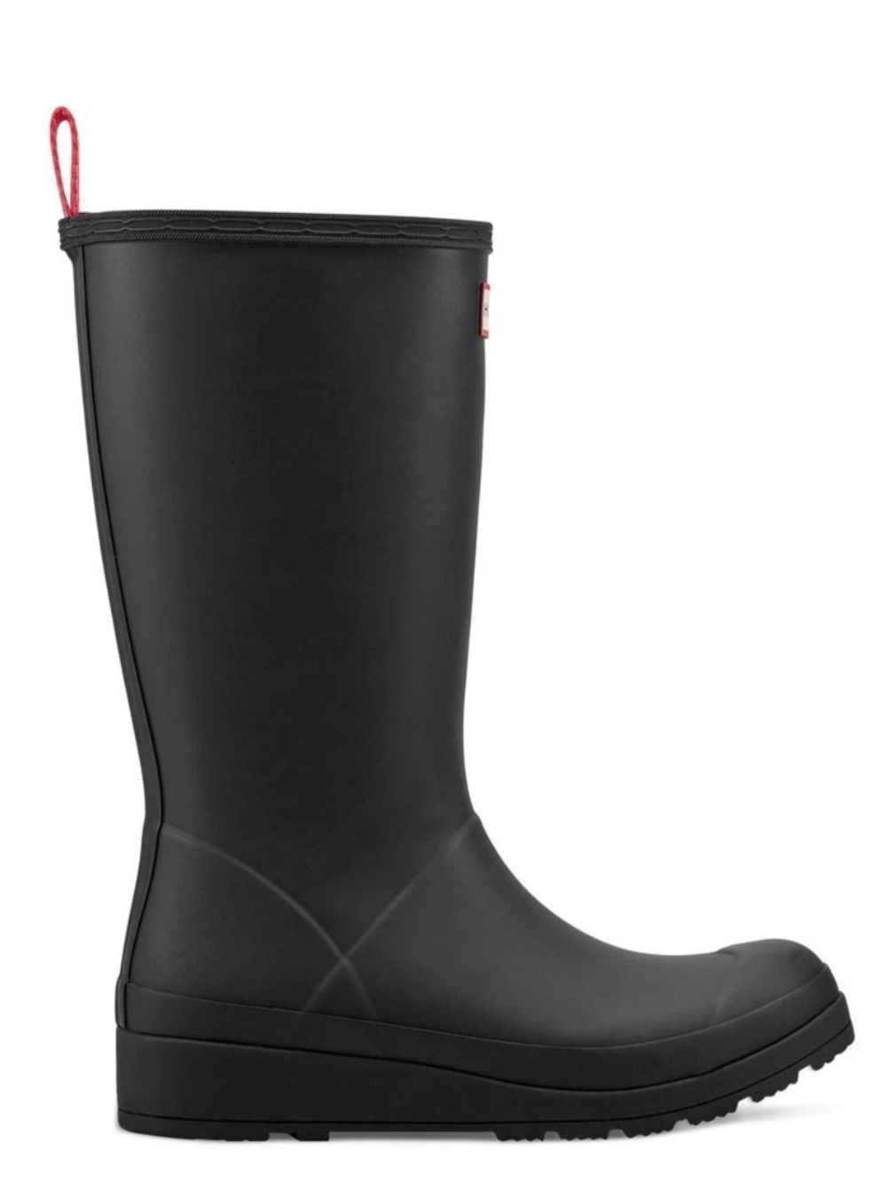 Hunter Brand Women's PLAY Tall Rain Boots Black Women’s size 6 M US